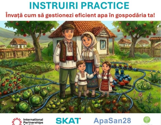 Vă invităm să învățăm cum să utilizăm apa în gospodărie